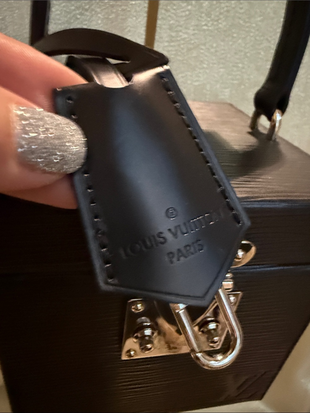 Louis Vuitton Black Epi Leather Petite Vanity Box - Picture 3 of 5